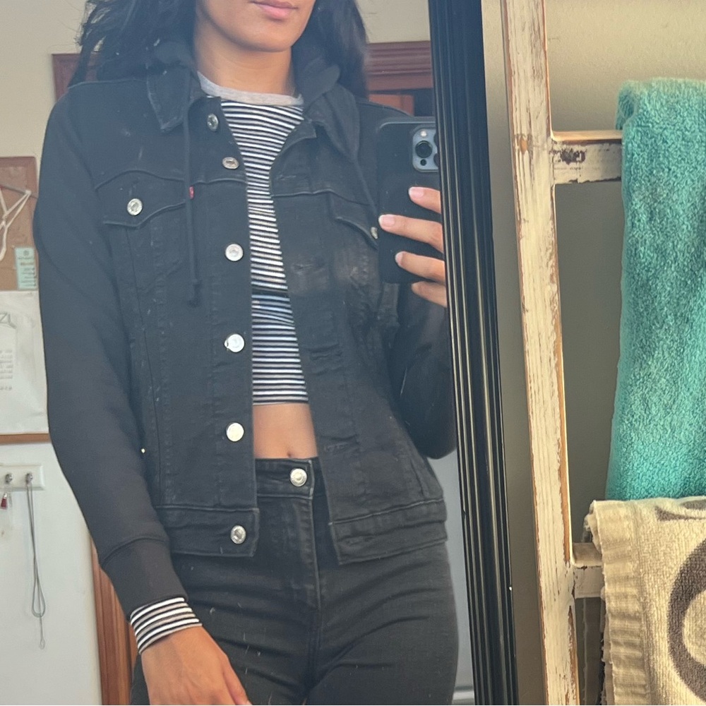 Levi’s Jean Jacket with cotton sleeves